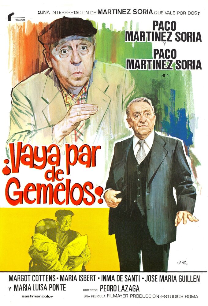 ¡Vaya par de gemelos! (1978) постер